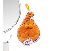Cute Kitchen Towels - Cat Butt Soft Absorbent Cleaning Cloth for Quick Drying, Reusable Eco Friendly Fabric with Plush Texture, Animal Hand Towels for Sink Stove Countertop Bathroom Home Office