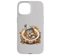 Cute Kitten Fall Accessories for Women and Girls Autumn Cat Coque pour iPhone 15