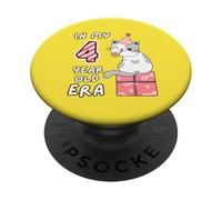 Cute Kitty In My Year Old Era Birthday Fun Cat & Cake PopSockets PopGrip Adhésif