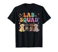 Cute Lab Puppy Squad Science Lab Squad T-Shirt