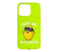 Cute Lemon Virtual Reality Gamer Cartoon Trust Im Calibré Coque pour iPhone 15 Pro Max