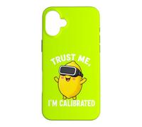 Cute Lemon Virtual Reality Gamer Cartoon Trust Im Calibré Coque pour iPhone 16 Plus
