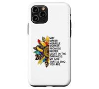 Cute Leopard Sunflower for Women and Jesus Lovers Christian Coque pour iPhone 11 Pro