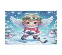 Cute Little Ange Puzzles Adulte 1000 Pieces Cadeau Famille Puzzle Classique 3D EnfFourmisJouet en Bois Cadeau Unique （75×50cm）