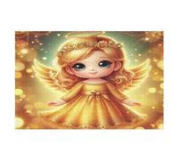 Cute Little Ange Puzzles Adulte 1000 Pieces Cadeau Famille Puzzle Classique 3D EnfFourmisJouet en Bois Cadeau Unique （75×50cm）