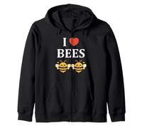 Cute Little Bee Funny Simple i Love Bees Sweat à Capuche