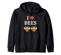 Cute Little Bee Funny Simple i Love Bees Sweat à Capuche