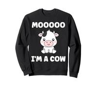 Cute Little Cow Funny Quote mooo I'm a Cow Sweatshirt