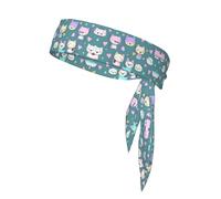 Cute Little Fox Sports Head Tie Confortable Respirant Fashion Unisexe Convient pour Course Yoga Fitness et autres Sports.