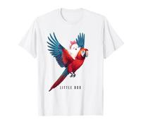 Cute Little Ghost Riding a Parrot Pet Halloween Kids Toddler T-Shirt