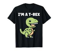 Cute little minimalist tyrannosaurus dinosaur i'm a t-rex T-Shirt
