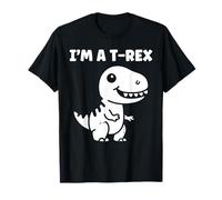 Cute little minimalist tyrannosaurus dinosaur i'm a t-rex T-Shirt