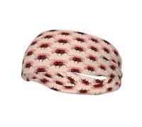 Cute Little Red Spider Bandeau de sport absorbant la transpiration, respirant, unisexe, convient pour la course à pied, le fitness, le basket-ball