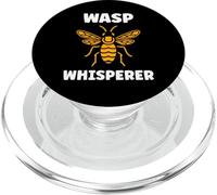 Cute Little Wasp Funny Minimalist Simple Whisperer Wasp PopSockets PopGrip pour MagSafe