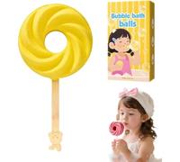 Cute Lollipop Bath Bomb,Cute Lollipop Shape Fragrance Salt Ball,Cutes Lollipop-Shaped Bubble Bath Balls,Colorful Effervescent Baths Bombs With Boys Girls Birthday (A)