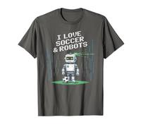 Cute Love Soccer & Robots Just Boy Who Gain Princess Coach T-Shirt