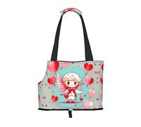 Cute Loving Boy Sac à bandoulière imprimé pour animal de compagnie, spécialement conçu pour les petits chiens et chats, bandoulière multifonction et sac à main