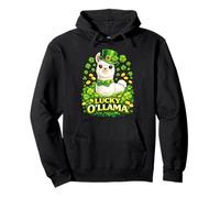 Cute Lucky Ollama St. Patrick's Day Llama Shamrock Sweat à Capuche
