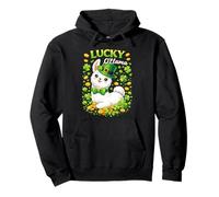 Cute Lucky Ollama St. Patrick's Day Llama Shamrock Sweat à Capuche