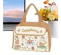 Cute Lunch Bag, Capybara Pattern Leak-Proof Thermal Lunch Tote, Insulated Portable Food Storage Pack Kids Adults Girls Boys Teen Men Women, Ideal for School Work Picnic Travel Beach and Outdoor Use
