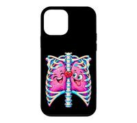 Cute Lungs Heart Anatomy Love Kawaii Medical Art Coque pour iPhone 12 Mini