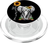 Cute Mama Elephant with Sunflower Gift - You are My Sunshine PopSockets PopGrip pour MagSafe