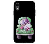 Cute Mardi Gras Truck for Women with Funny Carnival Gnomes Coque pour iPhone XR