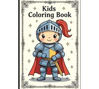 Cute medieval kids coloring book