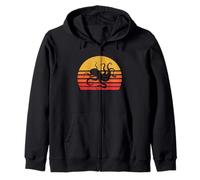 Cute Mens Womens Funny Retro Vintage Sunset Octopus Lover Sweat à Capuche