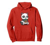 Cute Mens Womens Girls Kids Kawaii Bubble Boba Tea Panda Sweat à Capuche