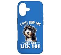 Cute Mens Womens I Will Find You Bernedoodle Dog Lover Coque pour iPhone 17