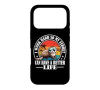 Cute Mens Womens Kids Work Hard Better Life Ferret Lover Coque pour iPhone 17 Pro