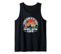 Cute Mens Womens Kids Work Hard Better Life Ferret Lover Débardeur