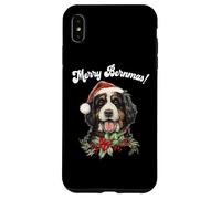 Cute Merry Bernmas Christmas Bernedoodle Dog Lover Coque pour iPhone XS Max