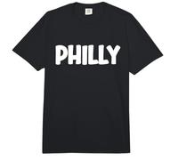 Cute Modern, Comic-Style White Font: First Name Philly Comfort Colors Adult Heavyweight T-Shirt