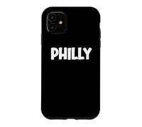 Cute Modern, Comic-Style White Font: First Name Philly Coque pour iPhone 11