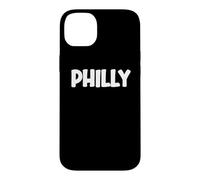 Cute Modern, Comic-Style White Font: First Name Philly Coque pour iPhone 14 Plus