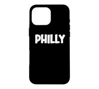 Cute Modern, Comic-Style White Font: First Name Philly Coque pour iPhone 16 Pro Max