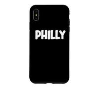 Cute Modern, Comic-Style White Font: First Name Philly Coque pour iPhone XS Max