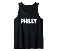 Cute Modern, Comic-Style White Font: First Name Philly Débardeur