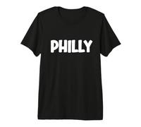 Cute Modern, Comic-Style White Font: First Name Philly T-Shirt Haut de Gamme