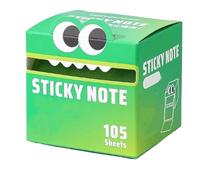 Cute Monster Pattern Sticky Note 105 Sheets/Roll, Creative Multi Purpose Sticky Note, Notepads Stationery, Small to Do List, Office School Tab Supplies (1 color F)