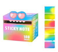 Cute Monster Pattern Sticky Note, Fun Pastel Pull-Out Memo Pads, Vibrant Gradient Design, Notepads Stationery, Small to Do List, Office Tab Supplies (1pc*a)