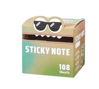 Cute Monster Pattern Sticky Note, Funny Pastel Animal Post It Notes, Fun Pastel Pull-Out Self Adhesive Cartoon Memo Pads, Self Adhesive Cartoon Notes Memo Pads, Back to School Gift (H)