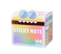 Cute Monster Pattern Sticky Note, Funny Pastel Animal Post It Notes, Fun Pastel Pull-Out Self Adhesive Cartoon Memo Pads, Self Adhesive Cartoon Notes Memo Pads, Back to School Gift (B)