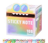 Cute Monster Pattern Sticky Note, Funny Pastel Animal Post It Notes, Pull-Out Memo Pads, Creative Multi Purpose Sticky Note, Pretty Post It Notes, Small To Do List (A)