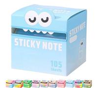 Cute Monster Pattern Sticky Note, Funny Pastel Animal Post It Notes, Pull-Out Memo Pads, Creative Multi Purpose Sticky Note, Pretty Post It Notes, Small To Do List (H)