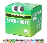 Cute Monster Pattern Sticky Note, Funny Pastel Animal Post It Notes, Pull-Out Memo Pads, Creative Multi Purpose Sticky Note, Pretty Post It Notes, Small To Do List (C)