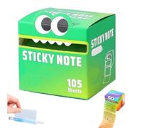 Cute Monster Pattern Sticky Note, Funny Pastel Animal Post It Notes, Self Adhesive Cartoon Notes Memo Pads, Notepads Stationery，Back to School for Teachers & Students (#A)