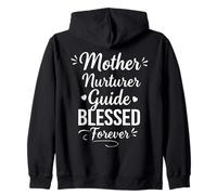 Cute Mother Nurturer Guide Blessed - Fière Maman fête des mères Sweat à Capuche